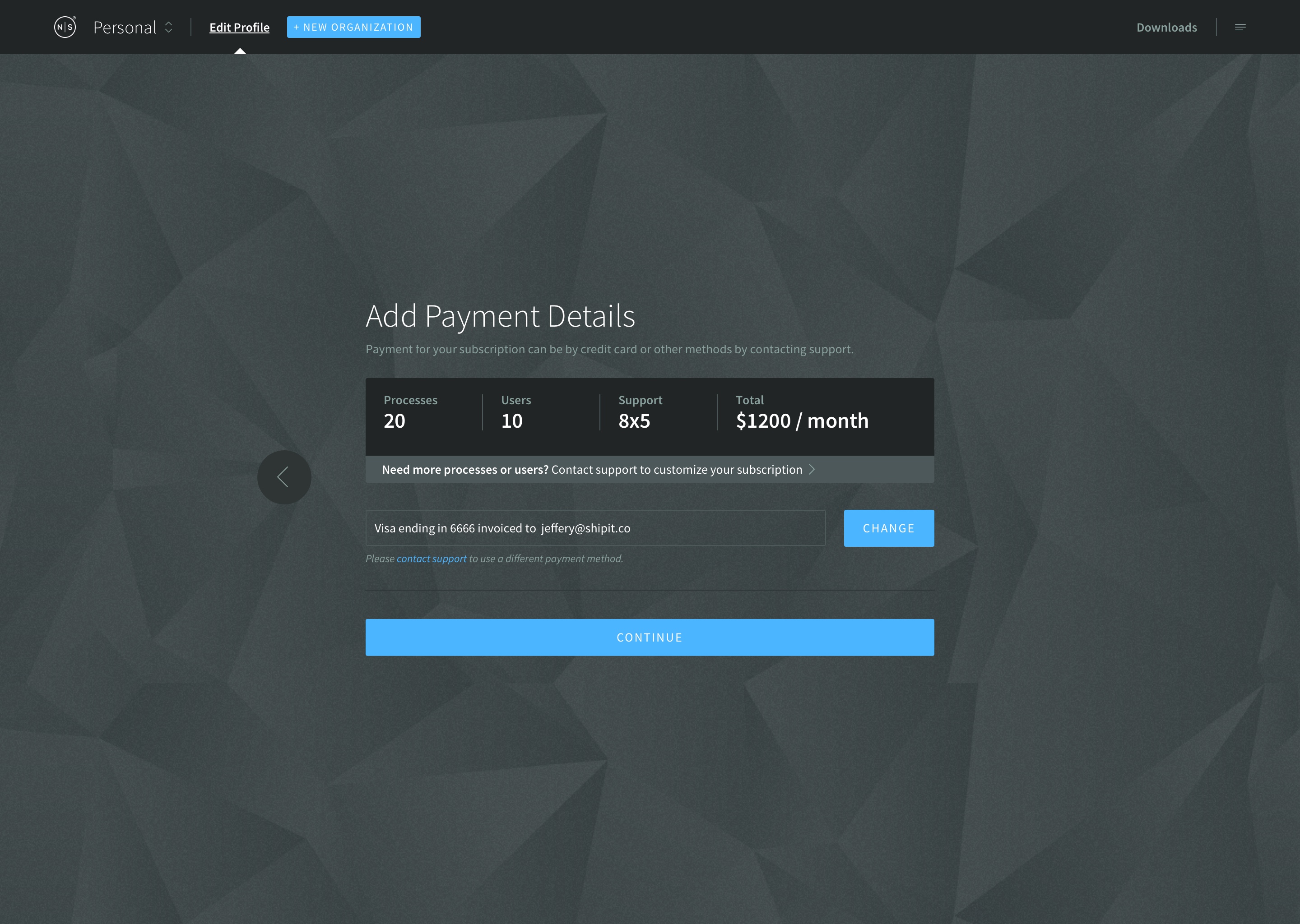 Add Payment Details