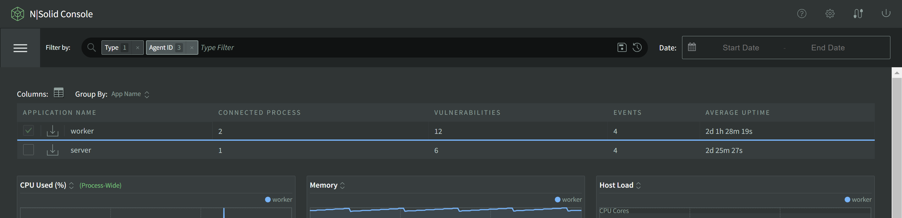 Dashboard with filter from scatterplot