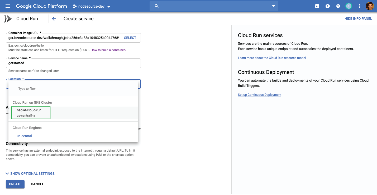 GCP Get Started Cloud Run