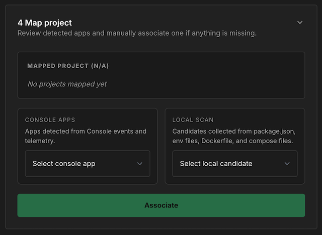 Map an Application