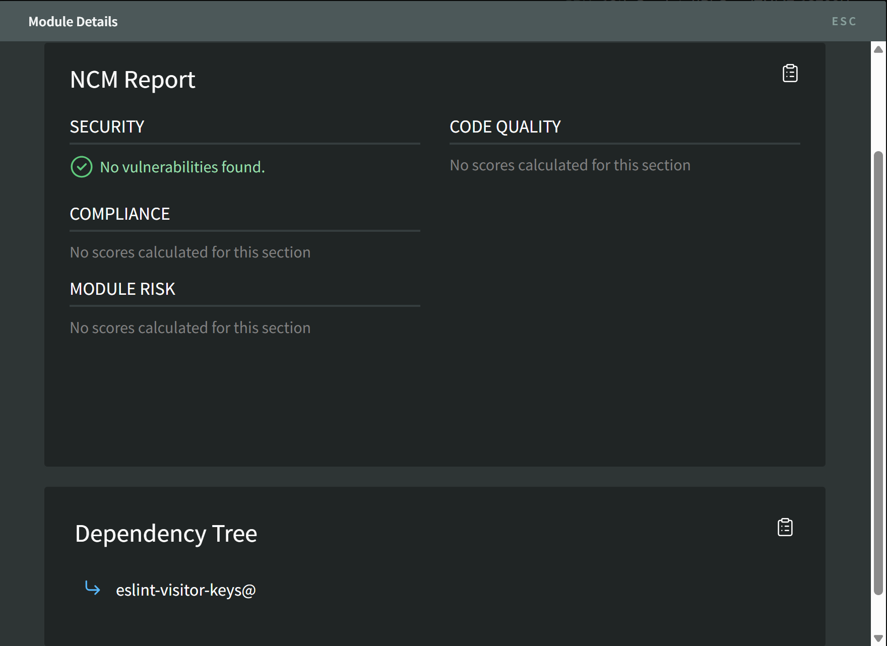 NCM detailed report