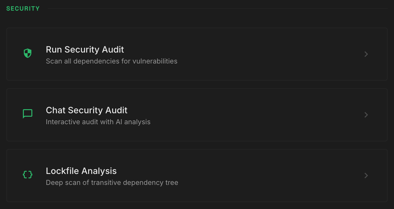Security Actions