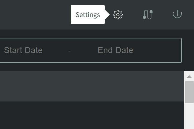 Settings Menu