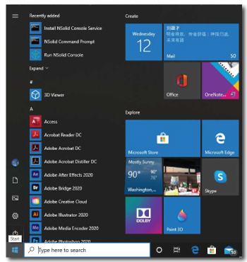 Windows Start Menu