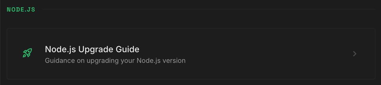 Node Upgrade