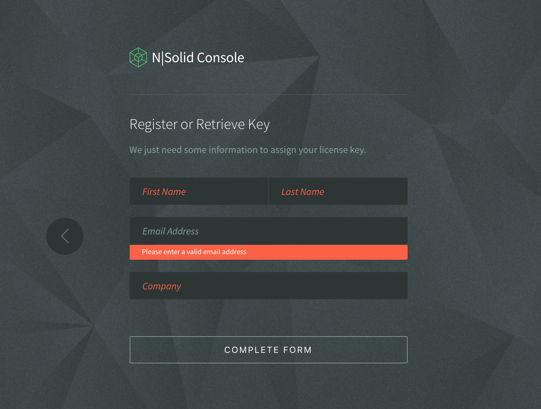 Register or Retrieve Key